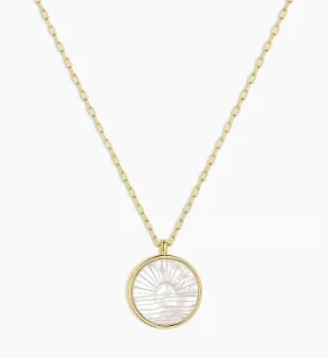 Sunset Etched Necklace