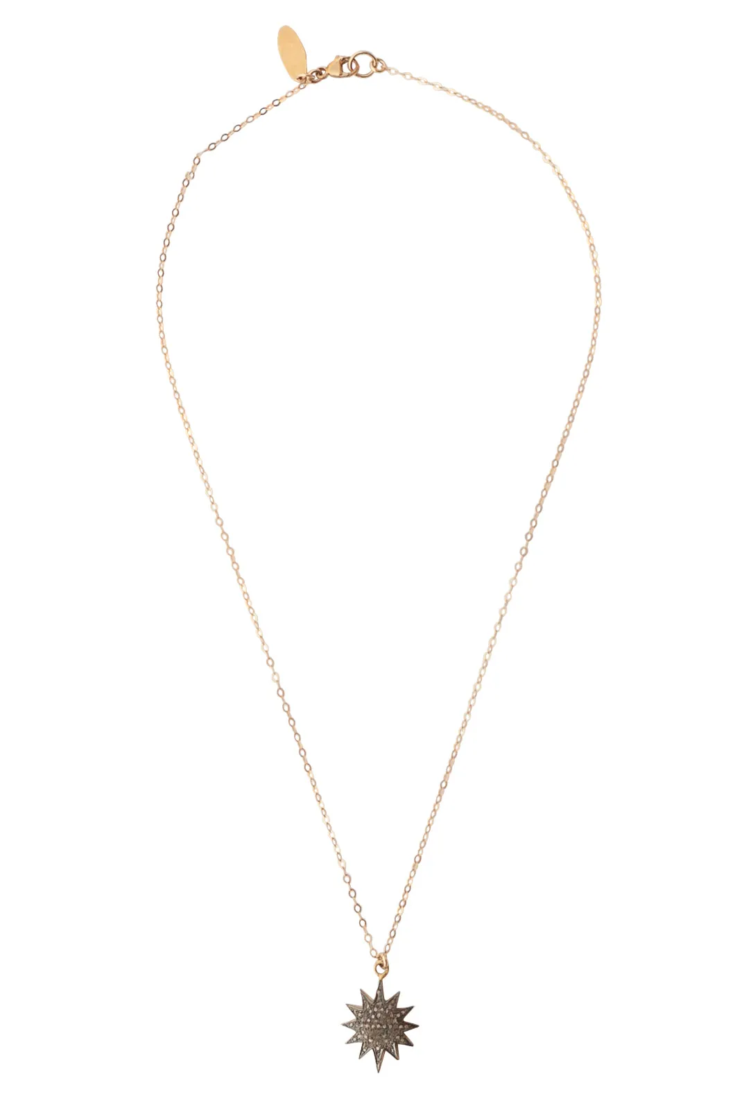 Sunshine Pave Diamond Necklace