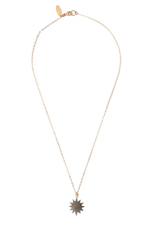 Sunshine Pave Diamond Necklace