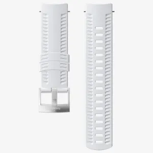 SUUNTO 24mm Athletic 3 Silicone Strap - White Steel