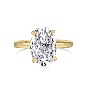 Sydney Oval Cut Promise Ring