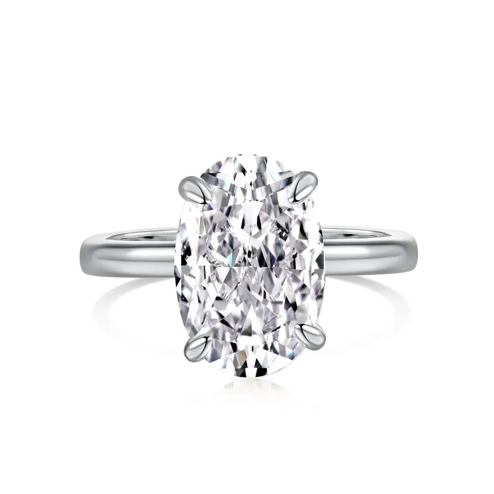 Sydney Oval Cut Promise Ring