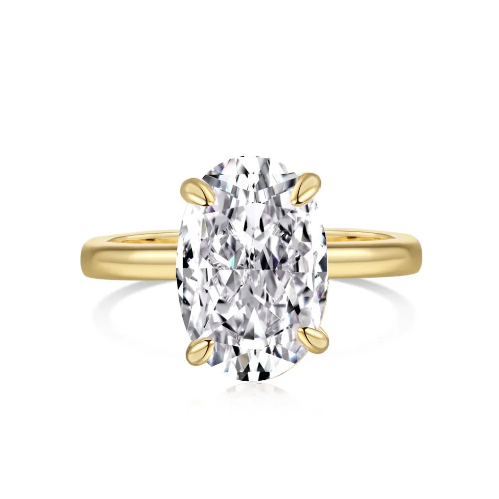 Sydney Oval Cut Promise Ring