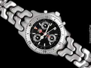 TAG Heuer Professional SEL Sport Elegance Mens Steel Chronograph Watch - True New Old Stock with Box & Papers