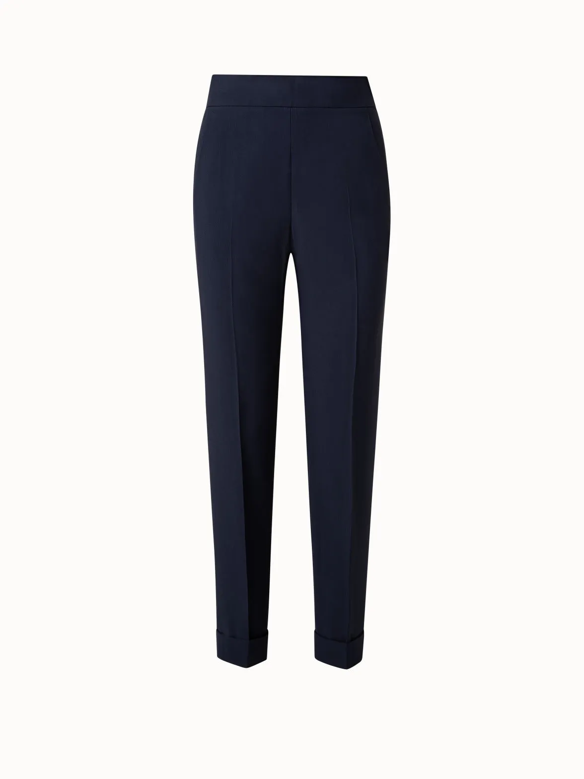 Tapered Crêpe Pants