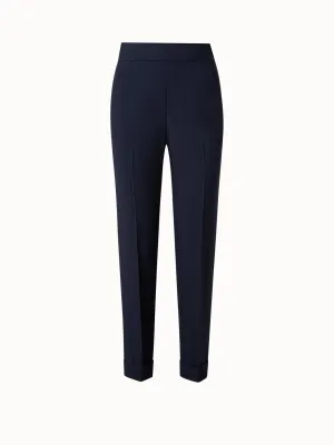 Tapered Crêpe Pants
