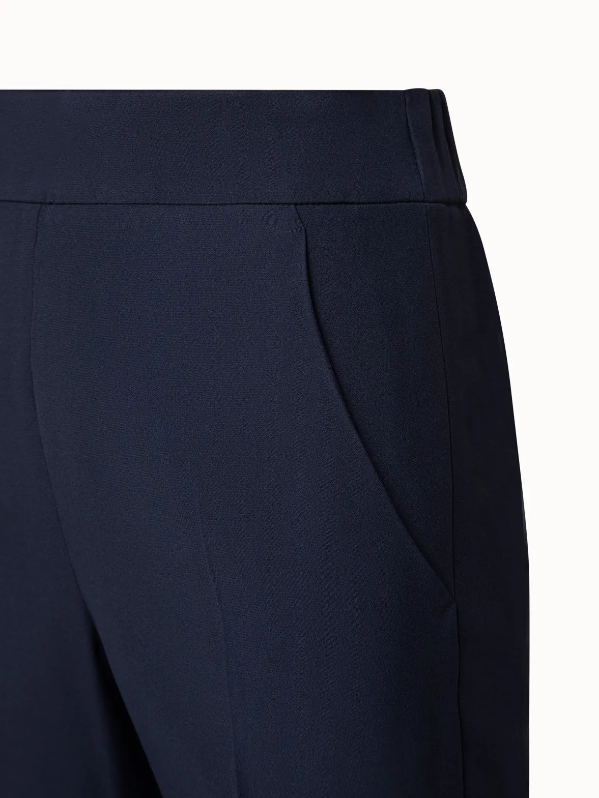 Tapered Crêpe Pants