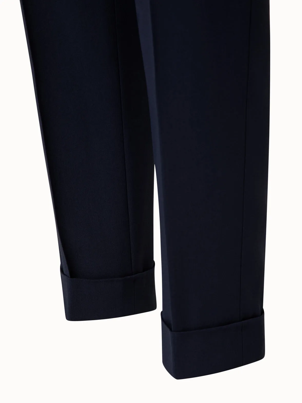 Tapered Crêpe Pants
