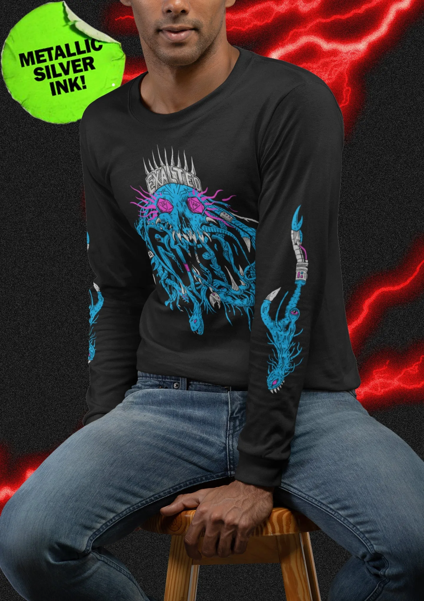 Techno Lich Long Sleeve T-shirt