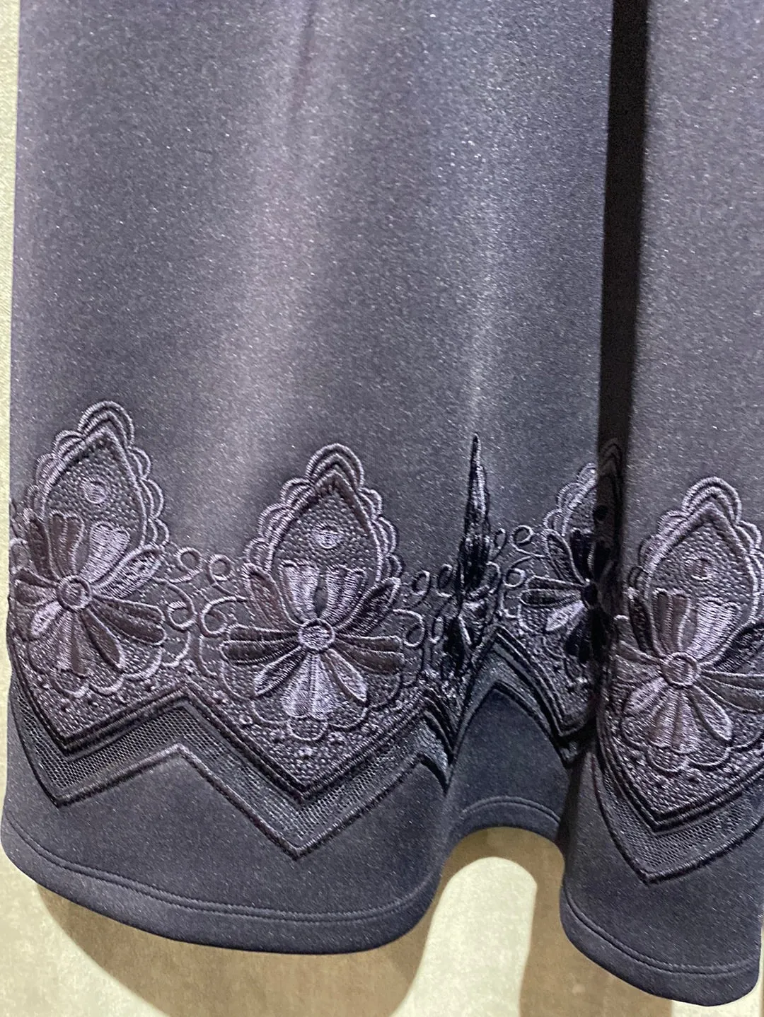 Ted Baker Navy Cap Sleeve Fit and Flare Dress