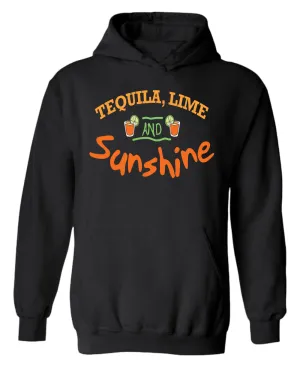 Tequila, Lime and sunshine hoodie, drinking hoodie