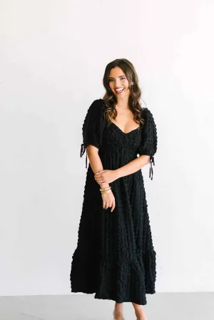 Textured Maxi Dress