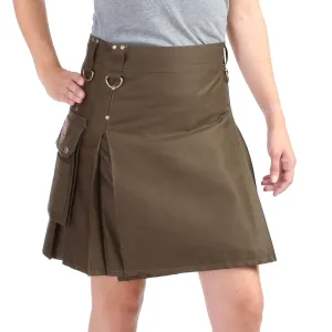 The Rhona Kilt - Olive