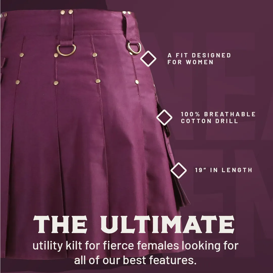 The Rhona Kilt - Olive