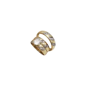 Three-Piece Set Engagement Rings (14K)