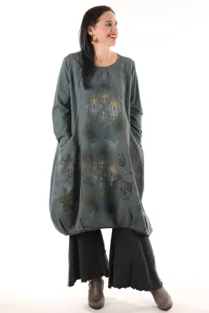 Tiered Ray Pant UnPrinted-3251D Deep Sea