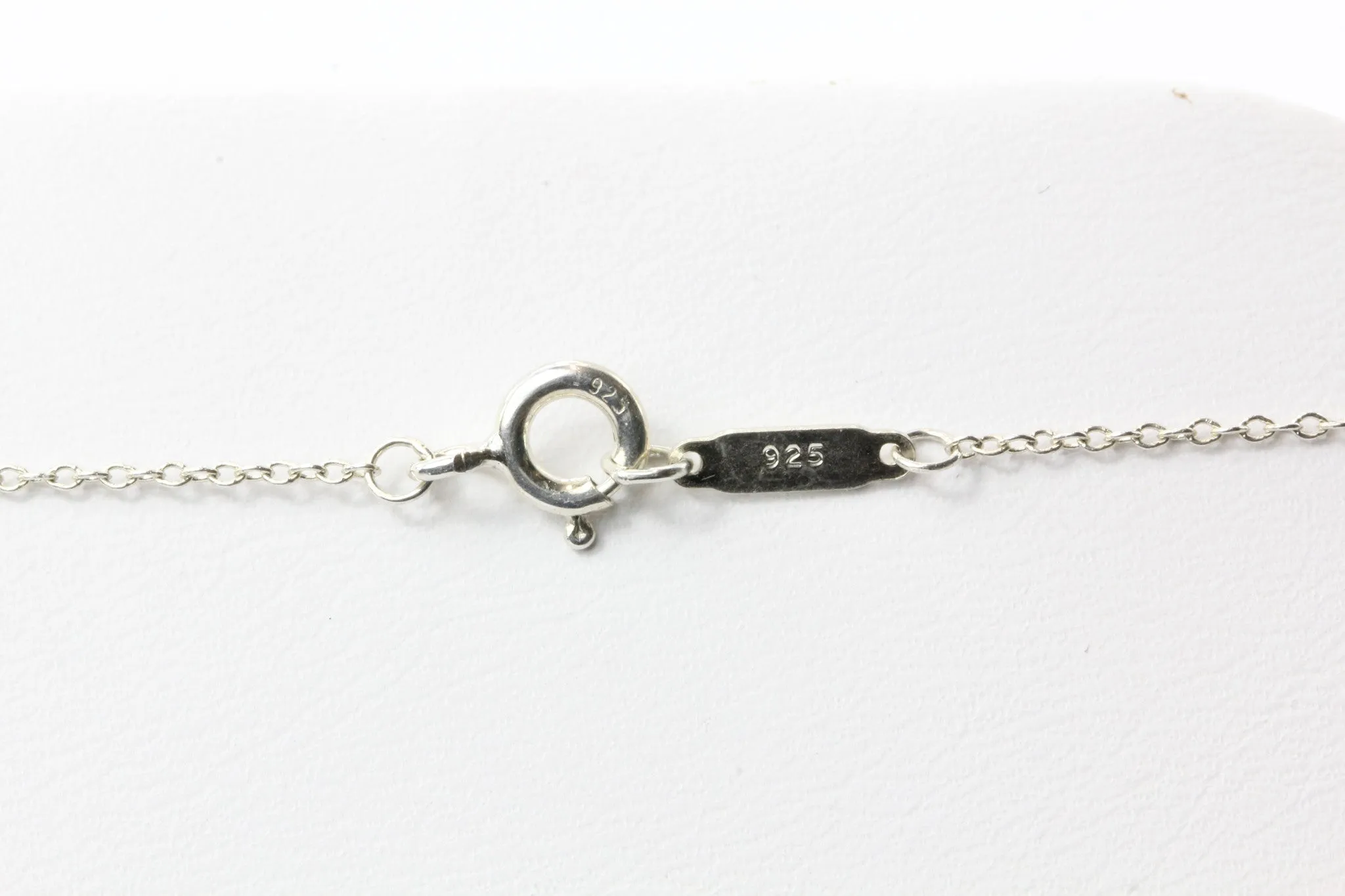 Tiffany & Co Sterling Silver Padlock Lock Charm Pendant Necklace