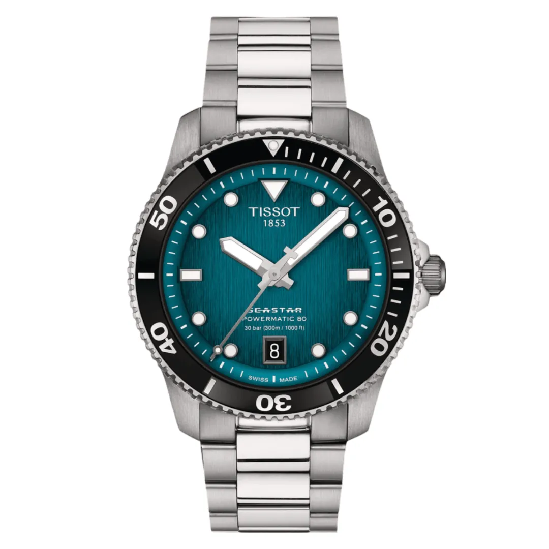 Tissot Seastar 1000 Powermatic 80 40mm Automatic Men's Watch T1208071109100