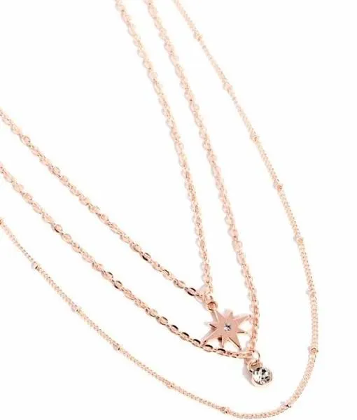 Trendy Twinkle - ROSE GOLD Necklace