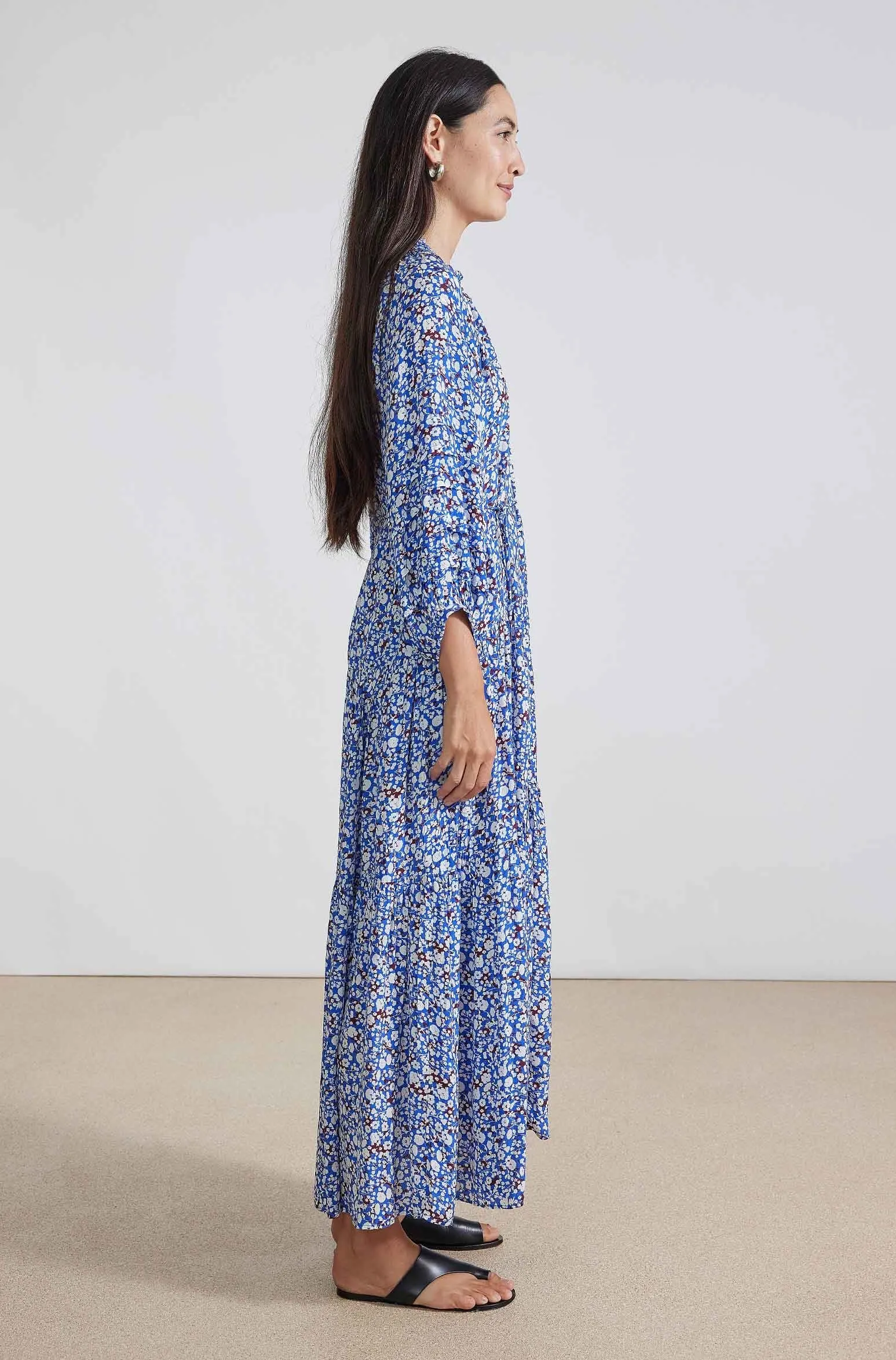 Trinidad Maxi Dress, Piet Floral Blue