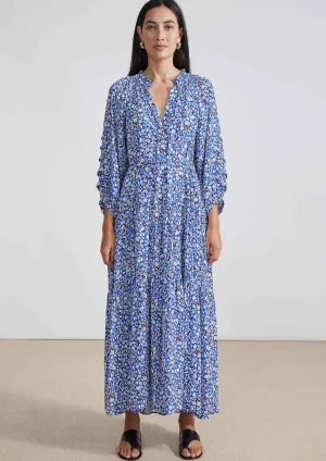Trinidad Maxi Dress, Piet Floral Blue