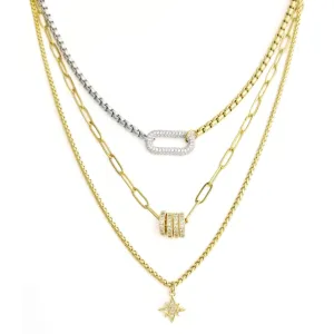 True North Layered Necklace Trio