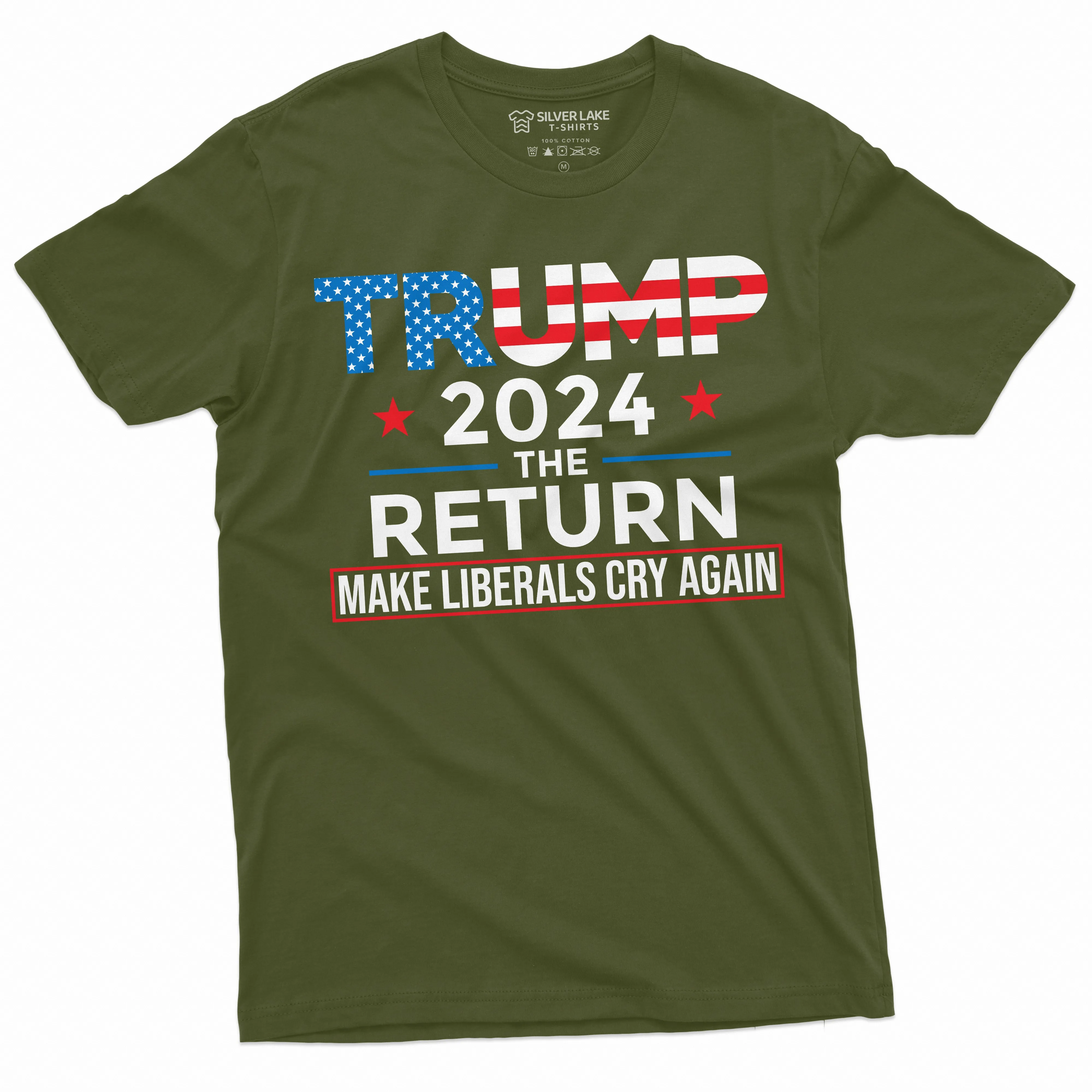 Trump 2024 T-shirt The Return political republican party conservative DJT shirt