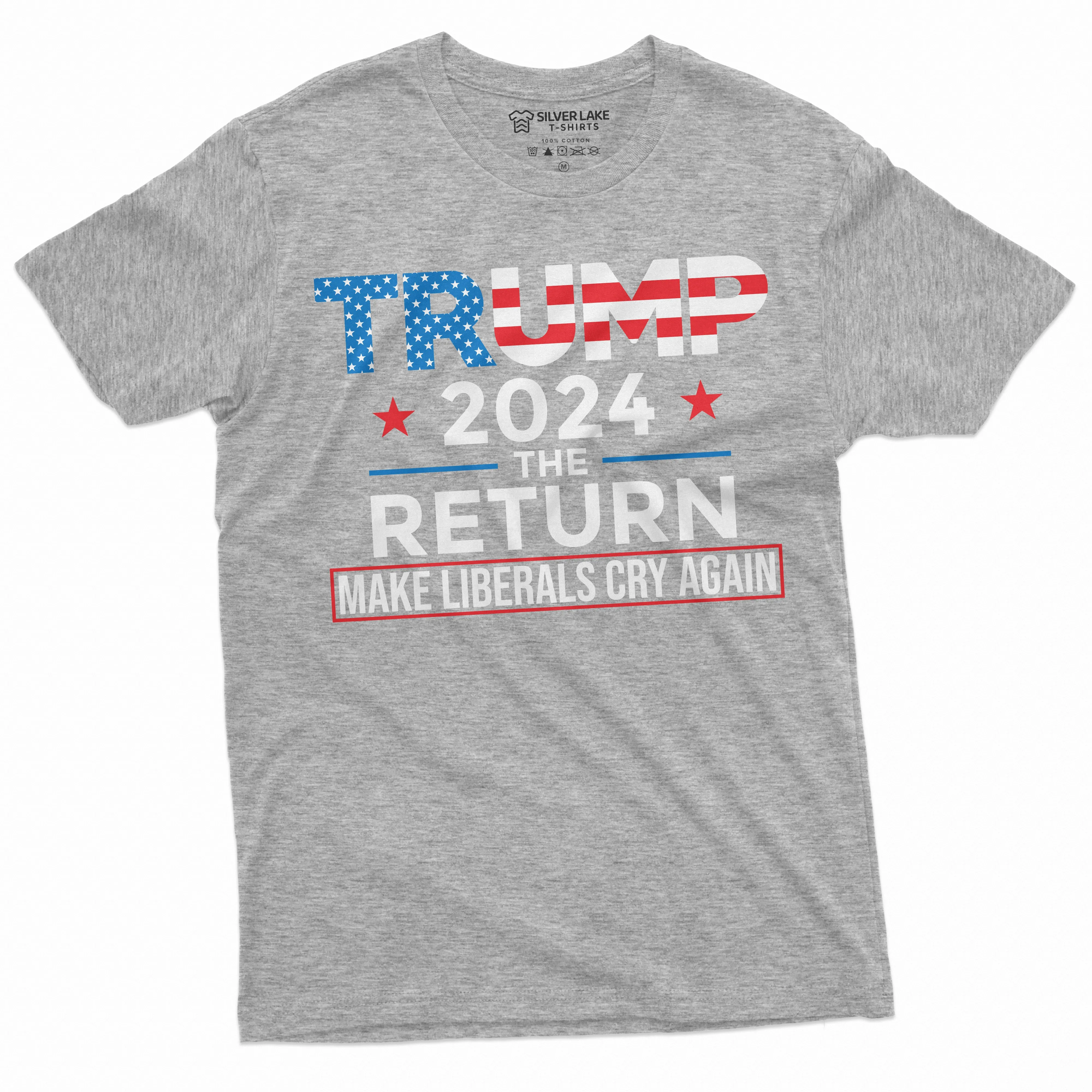 Trump 2024 T-shirt The Return political republican party conservative DJT shirt