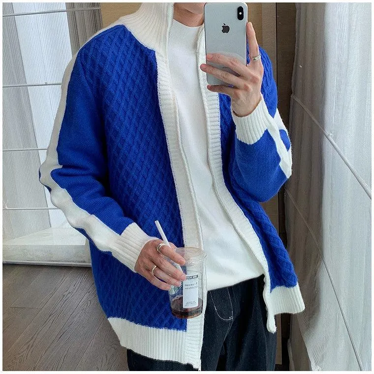 Turtleneck Knitted Cardigan