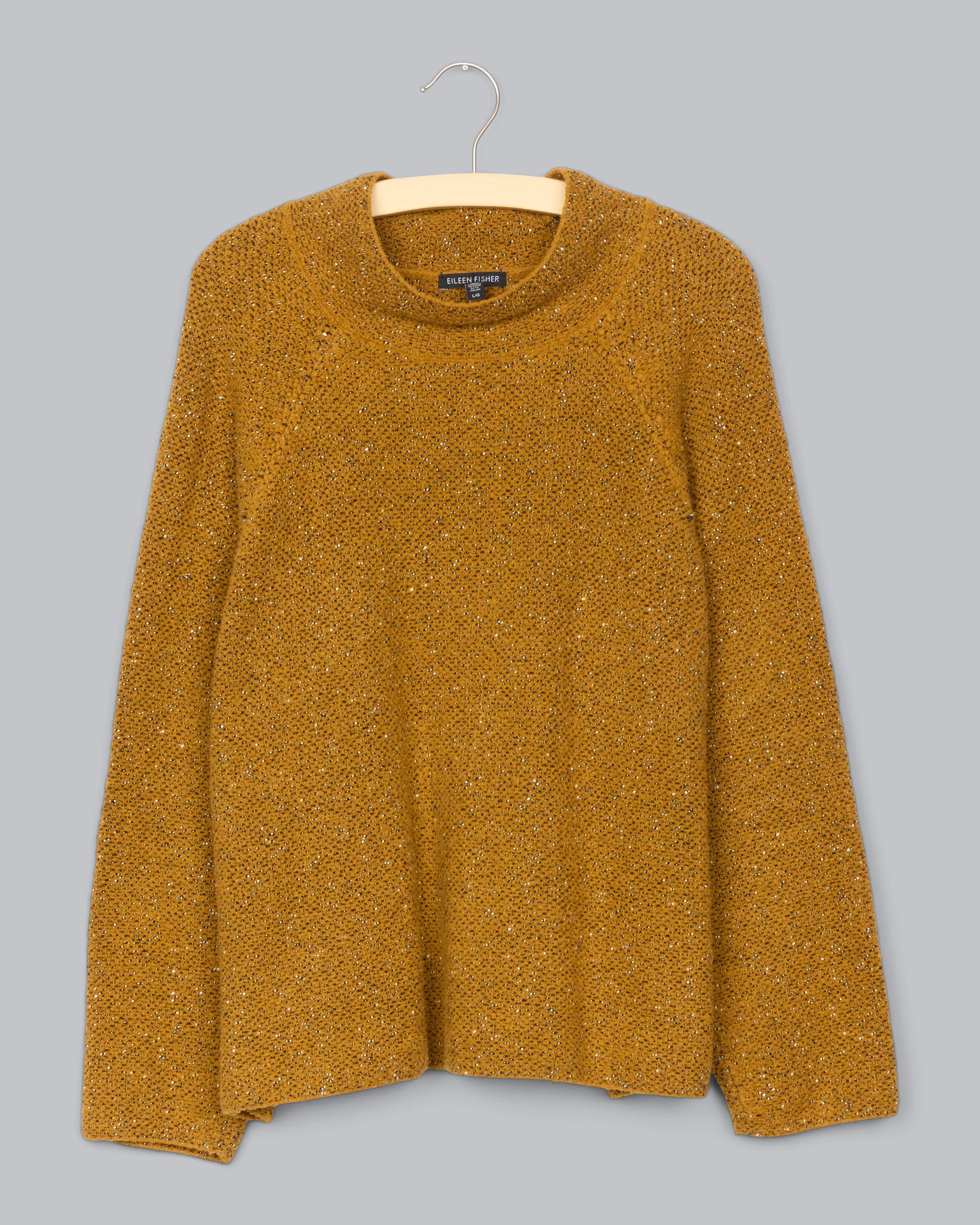 Twisted Tweedy Boucle Pullover