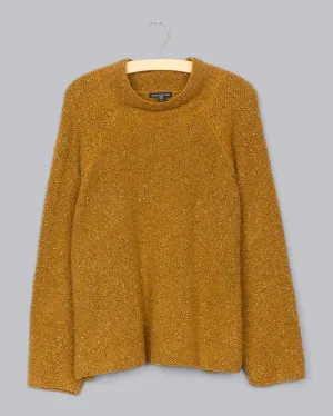 Twisted Tweedy Boucle Pullover