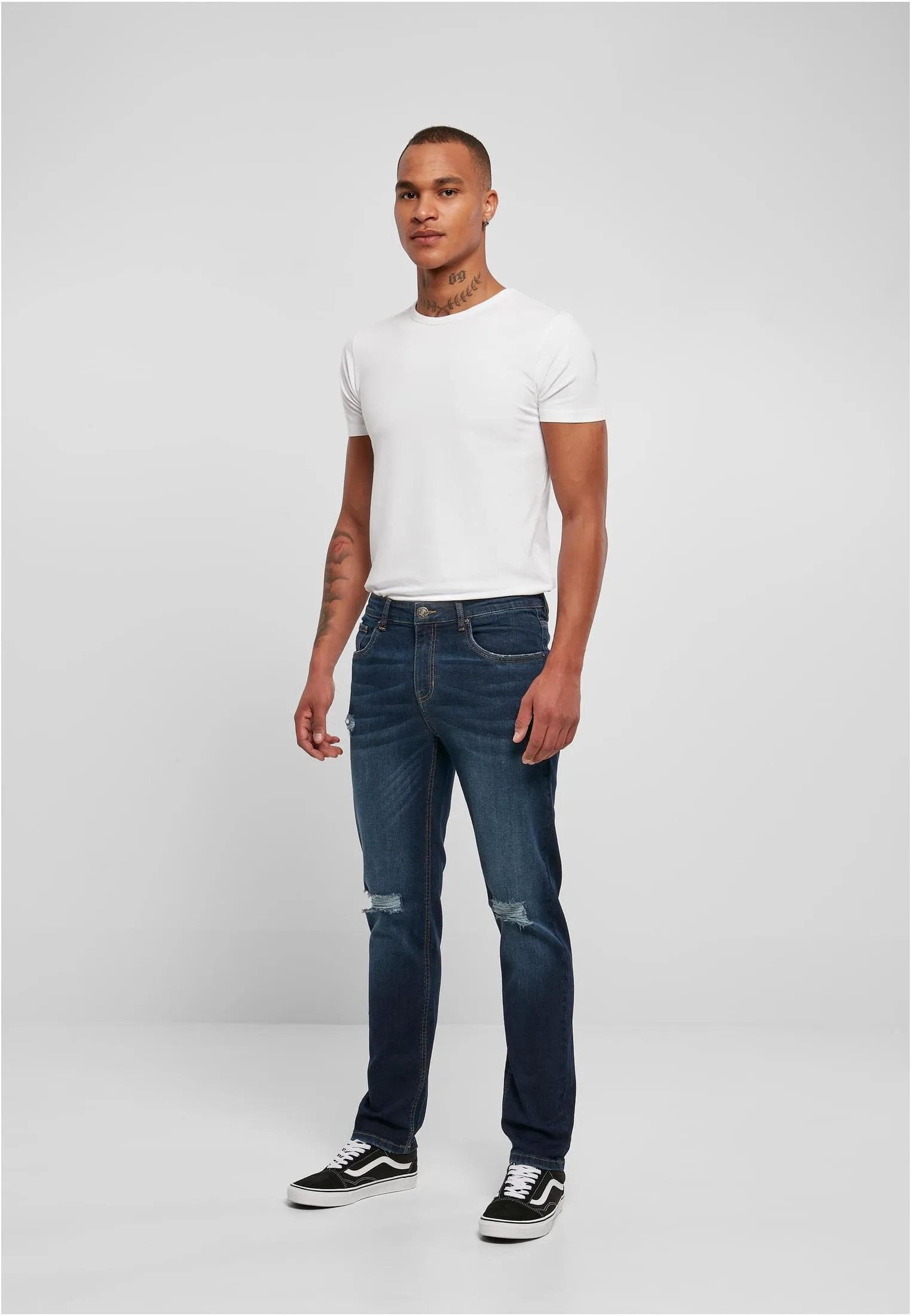 UC Distressed Stretch Denim Pants