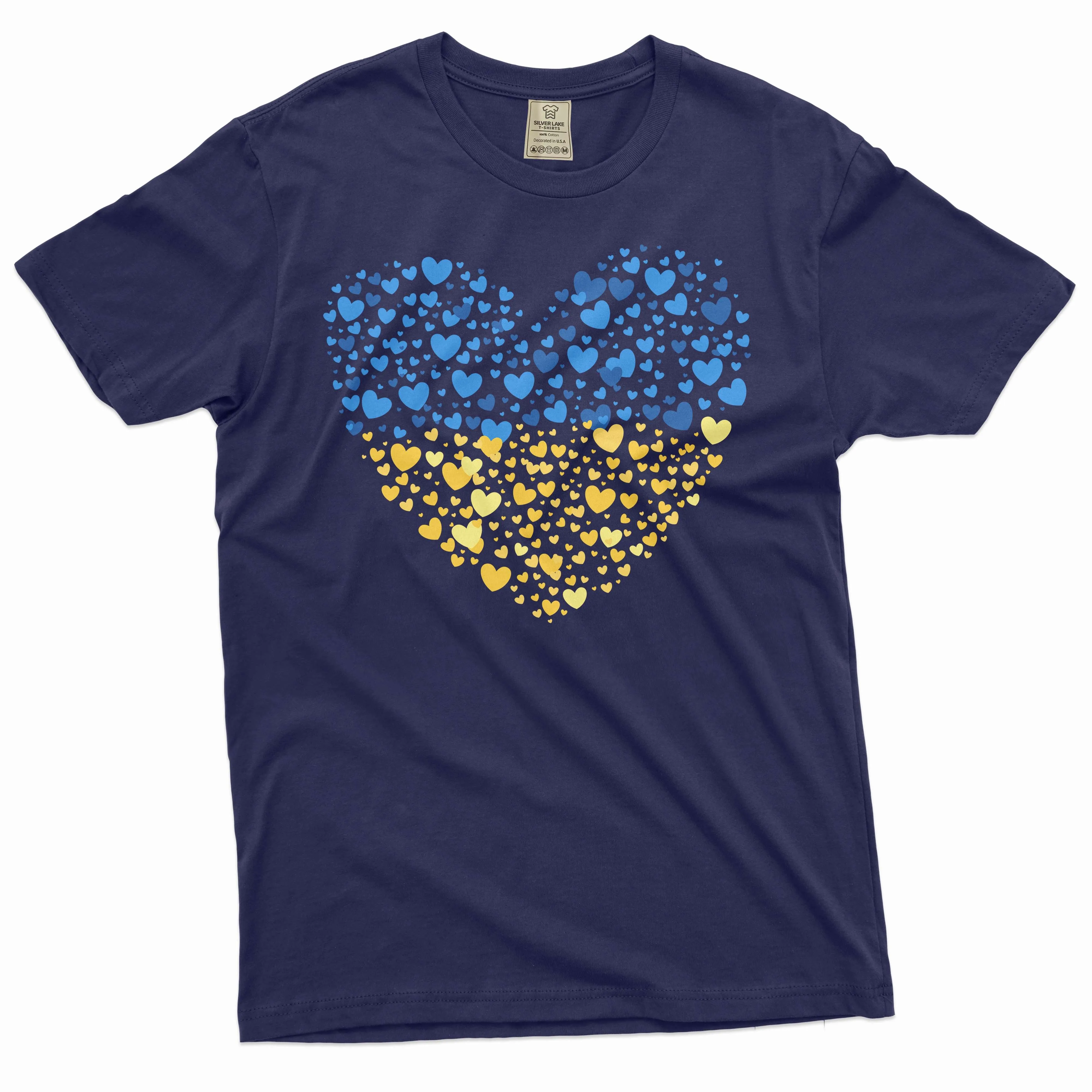 Ukraine Flag T-shirt Ukraine Heart flag I stand with Ukraine Patriotic Trident tryzub Tee shirt