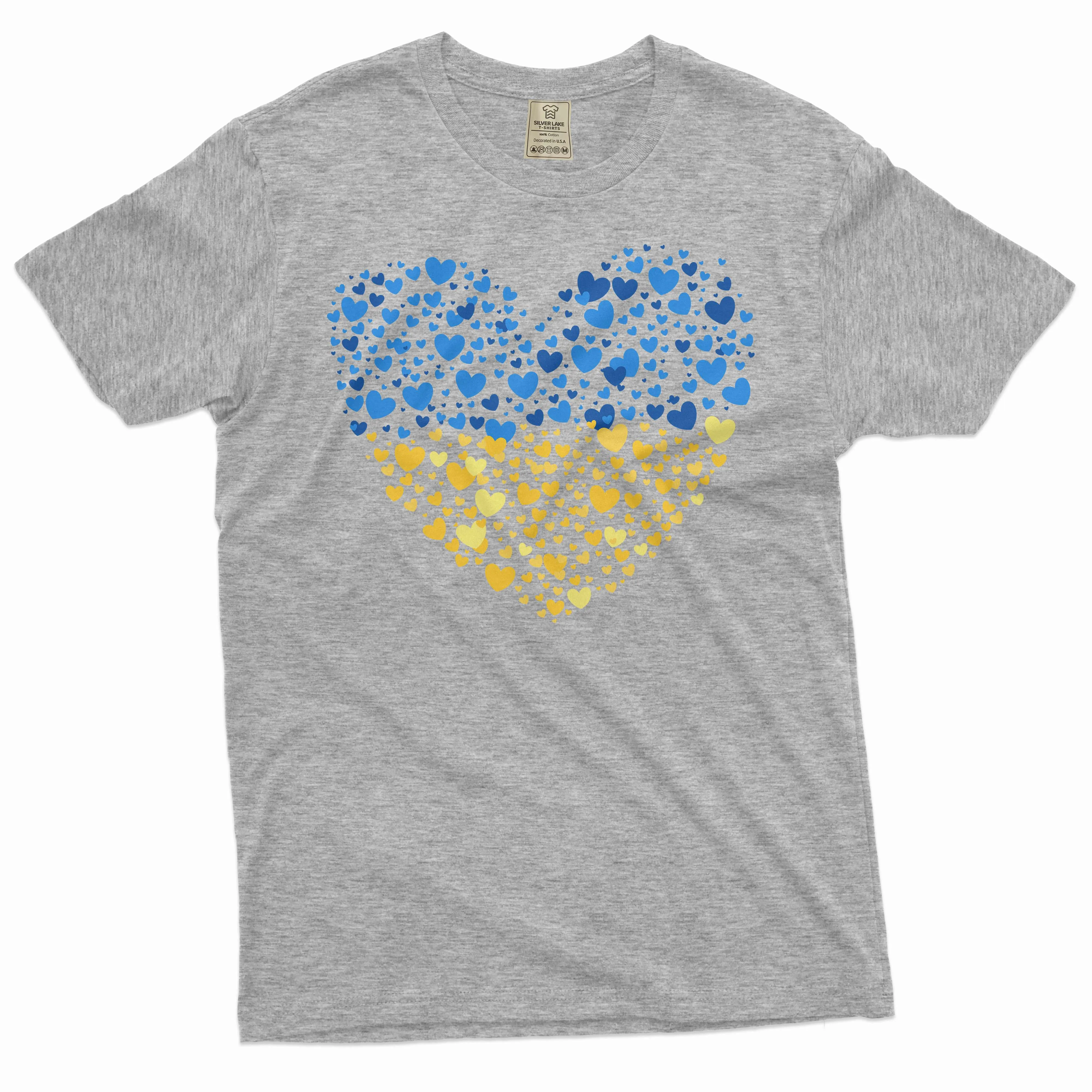 Ukraine Flag T-shirt Ukraine Heart flag I stand with Ukraine Patriotic Trident tryzub Tee shirt