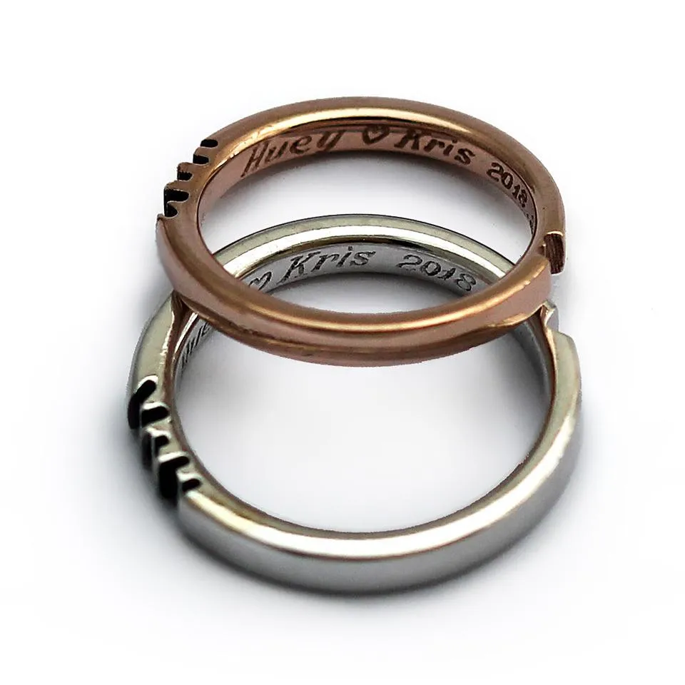 Unique promise ring sets