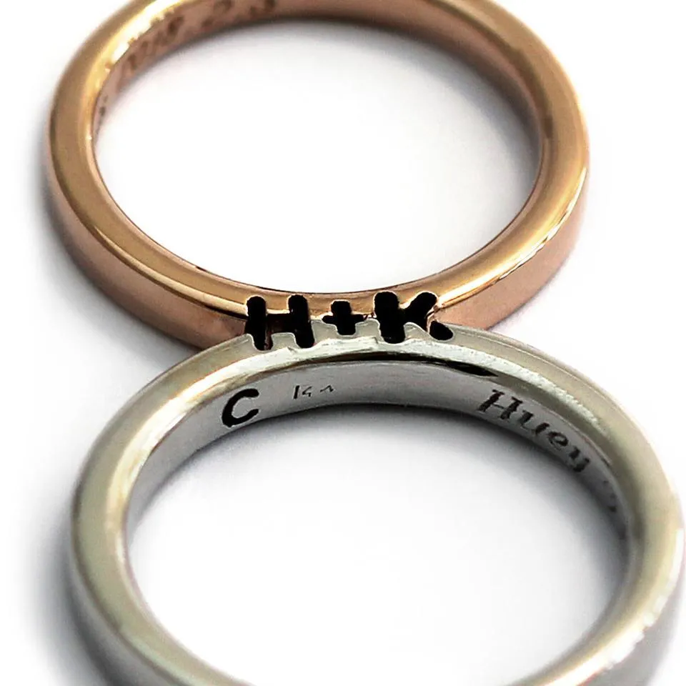 Unique promise ring sets