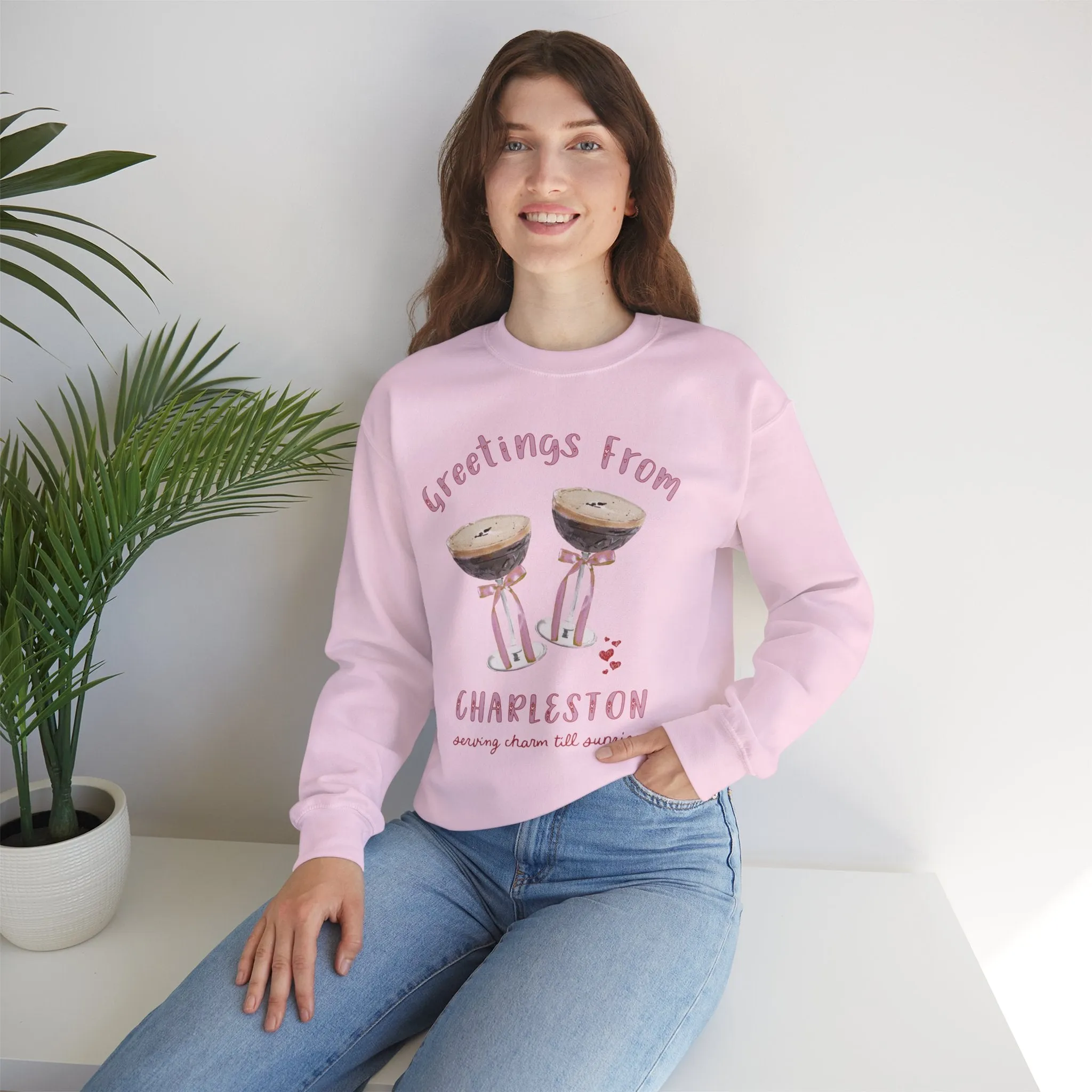 UP ALL NIGHT IN CHARLESTON - Crewneck