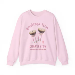 UP ALL NIGHT IN CHARLESTON - Crewneck