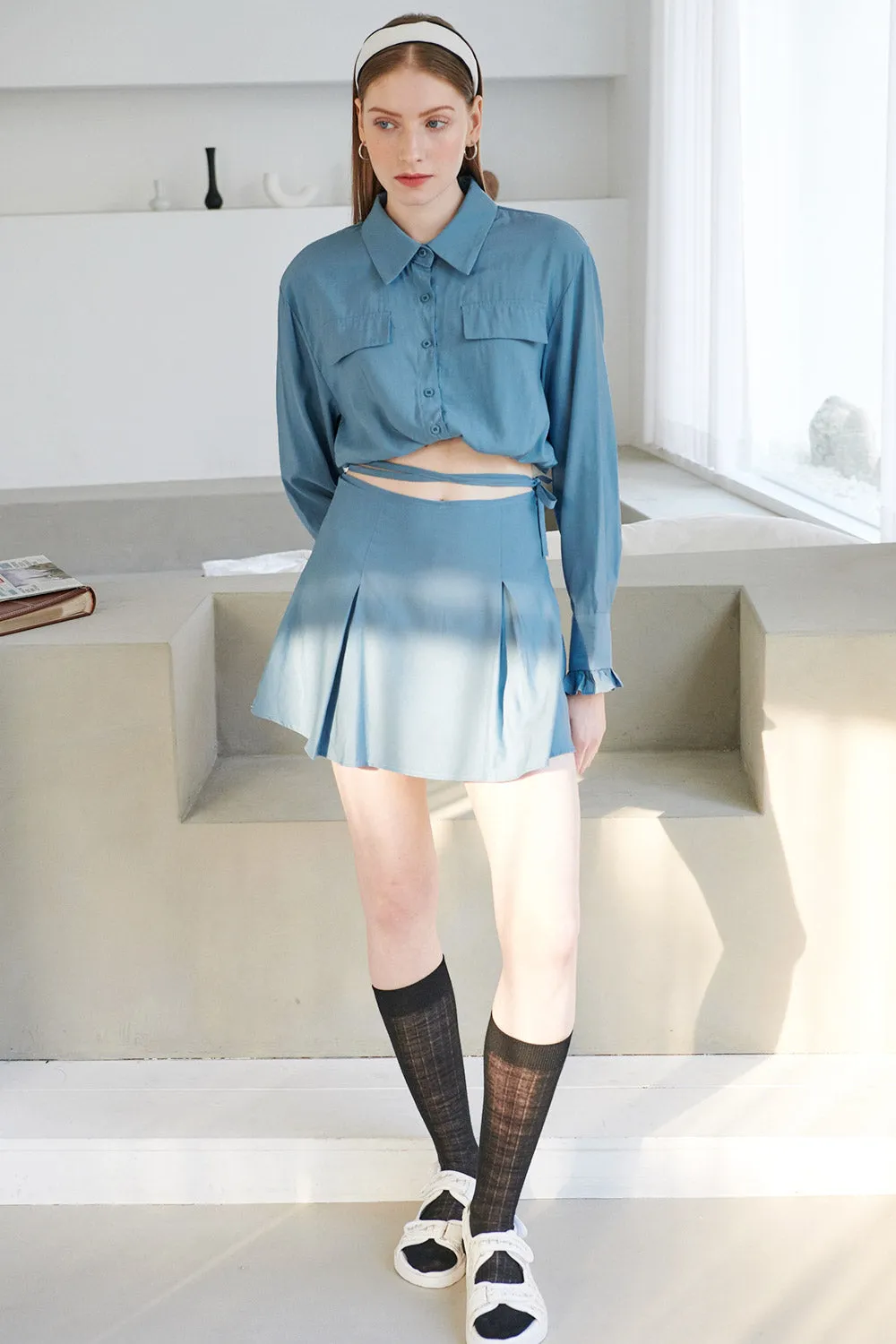 Valarie Flare Skort w/ String