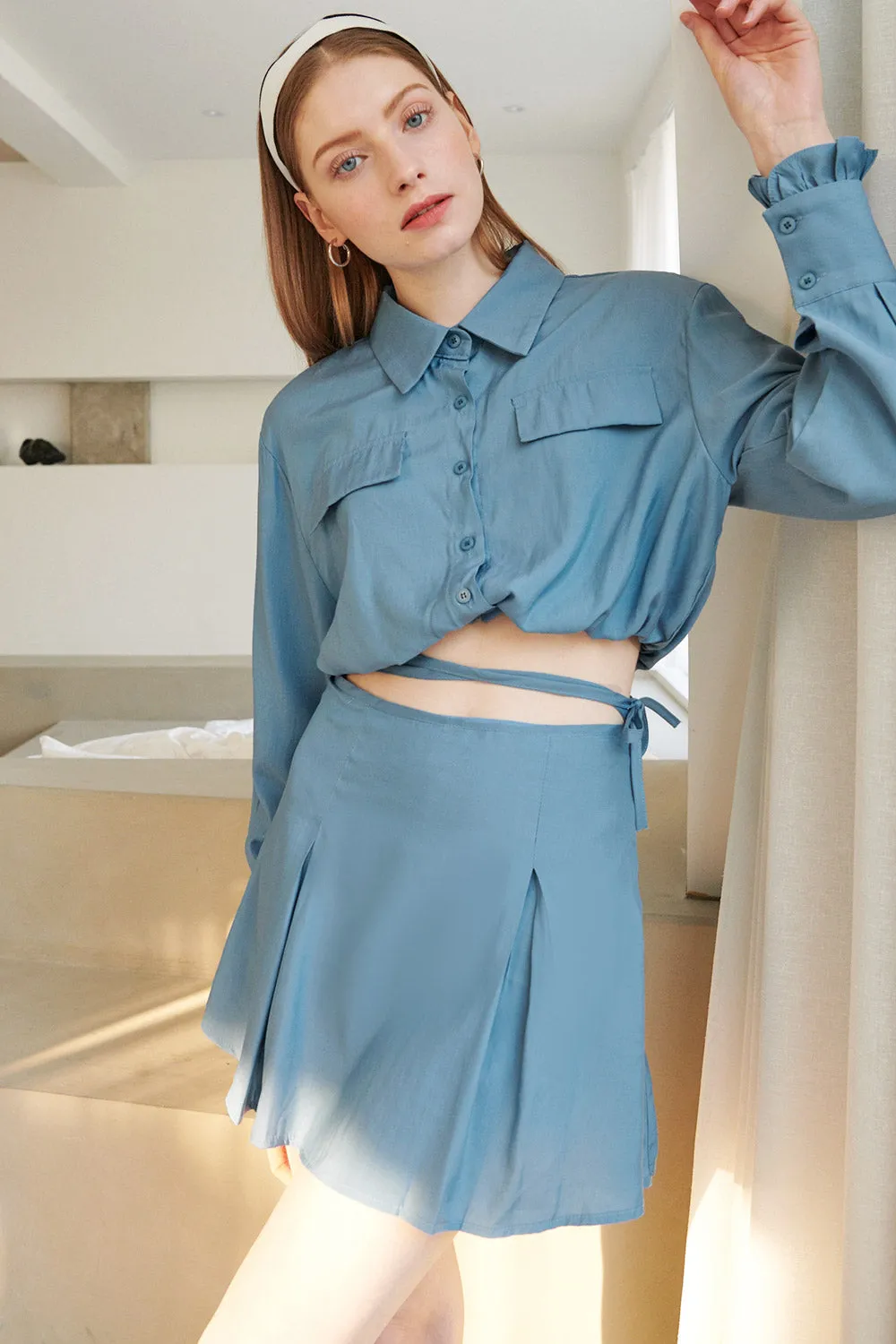 Valarie Flare Skort w/ String