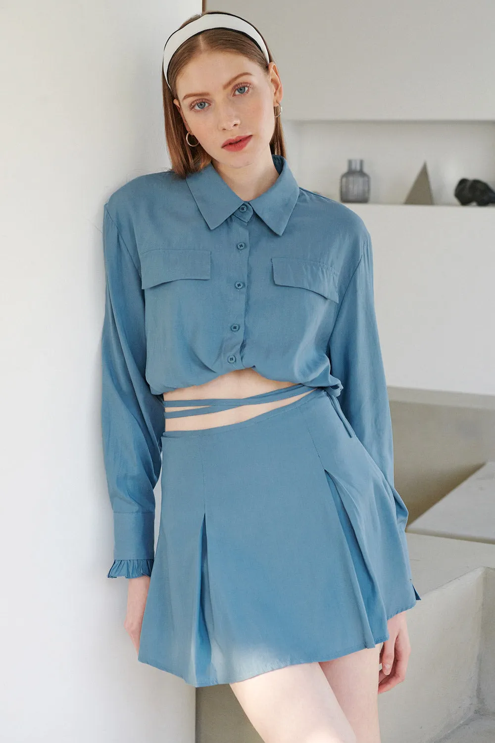 Valarie Flare Skort w/ String