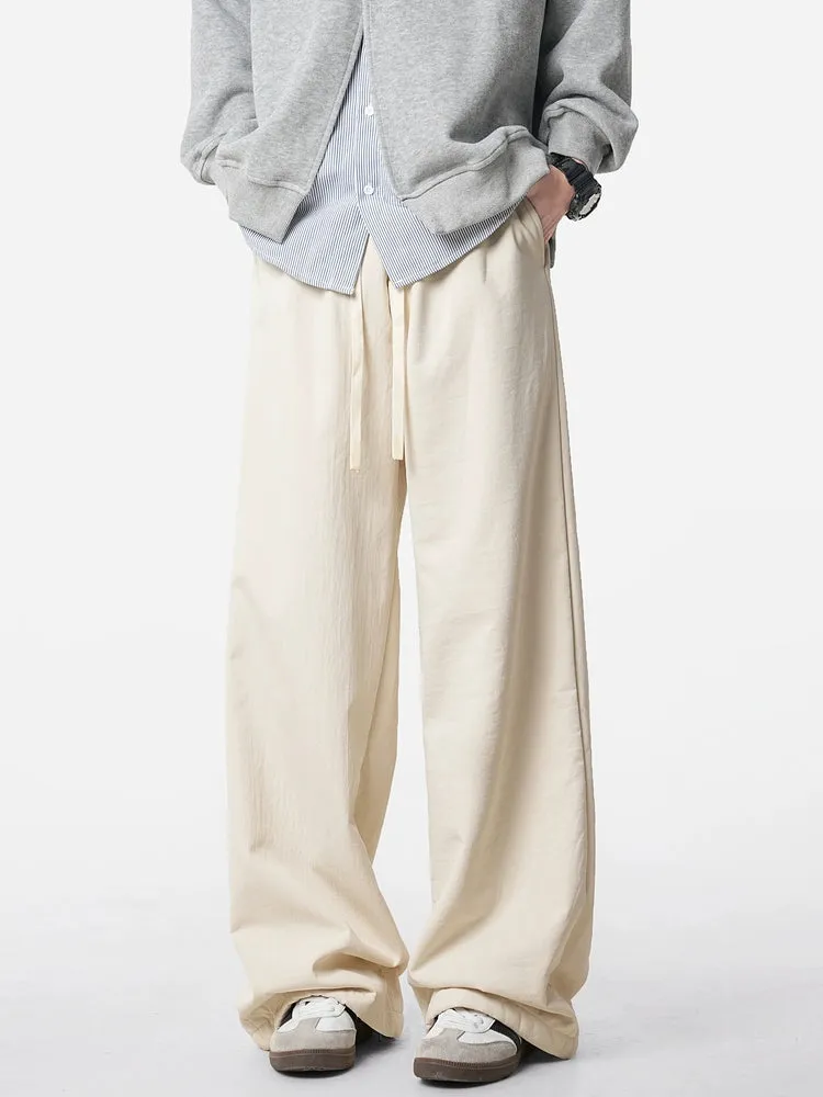 Velvet Lined Wide-Leg Pants