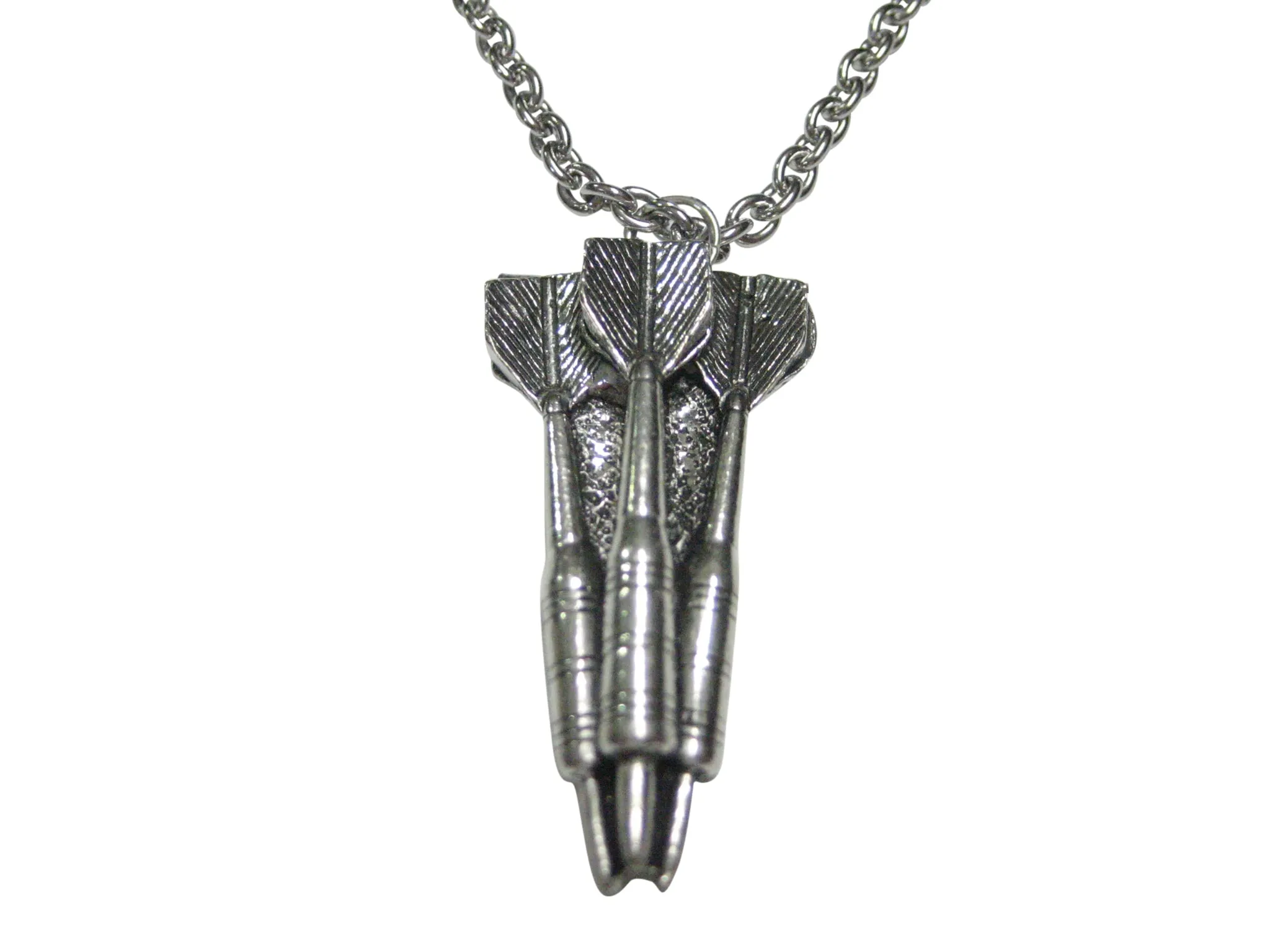 Vertical Throwing Darts Pendant Pendant Necklace