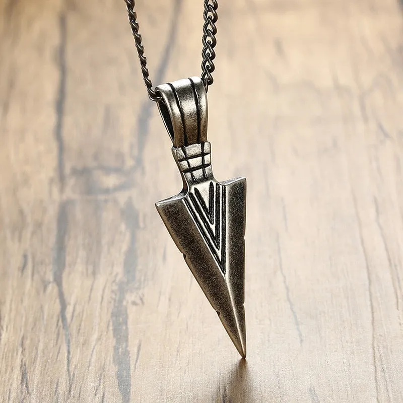 Viking Spearhead Necklace