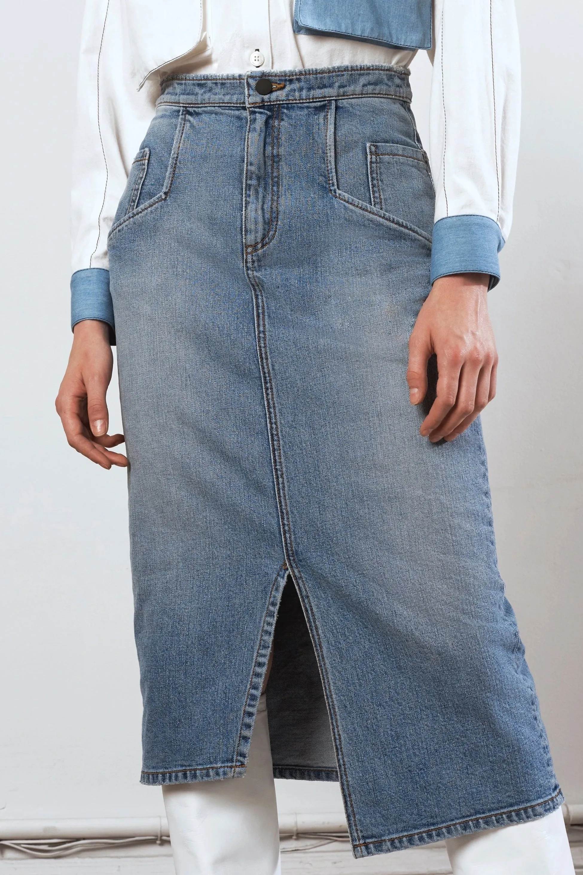 Vintage wash pencil skirt- ONLY A FEW LEFT