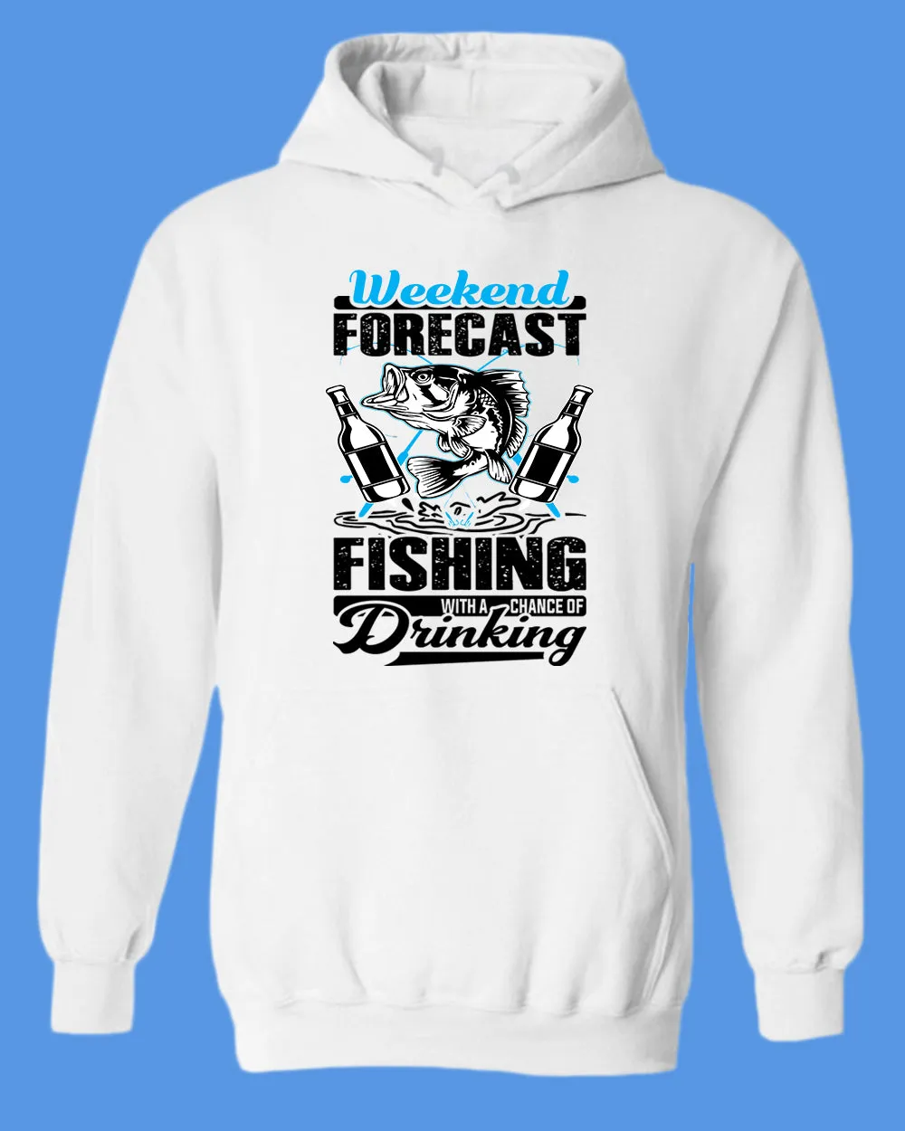 Weekend forecast fishing hoodie