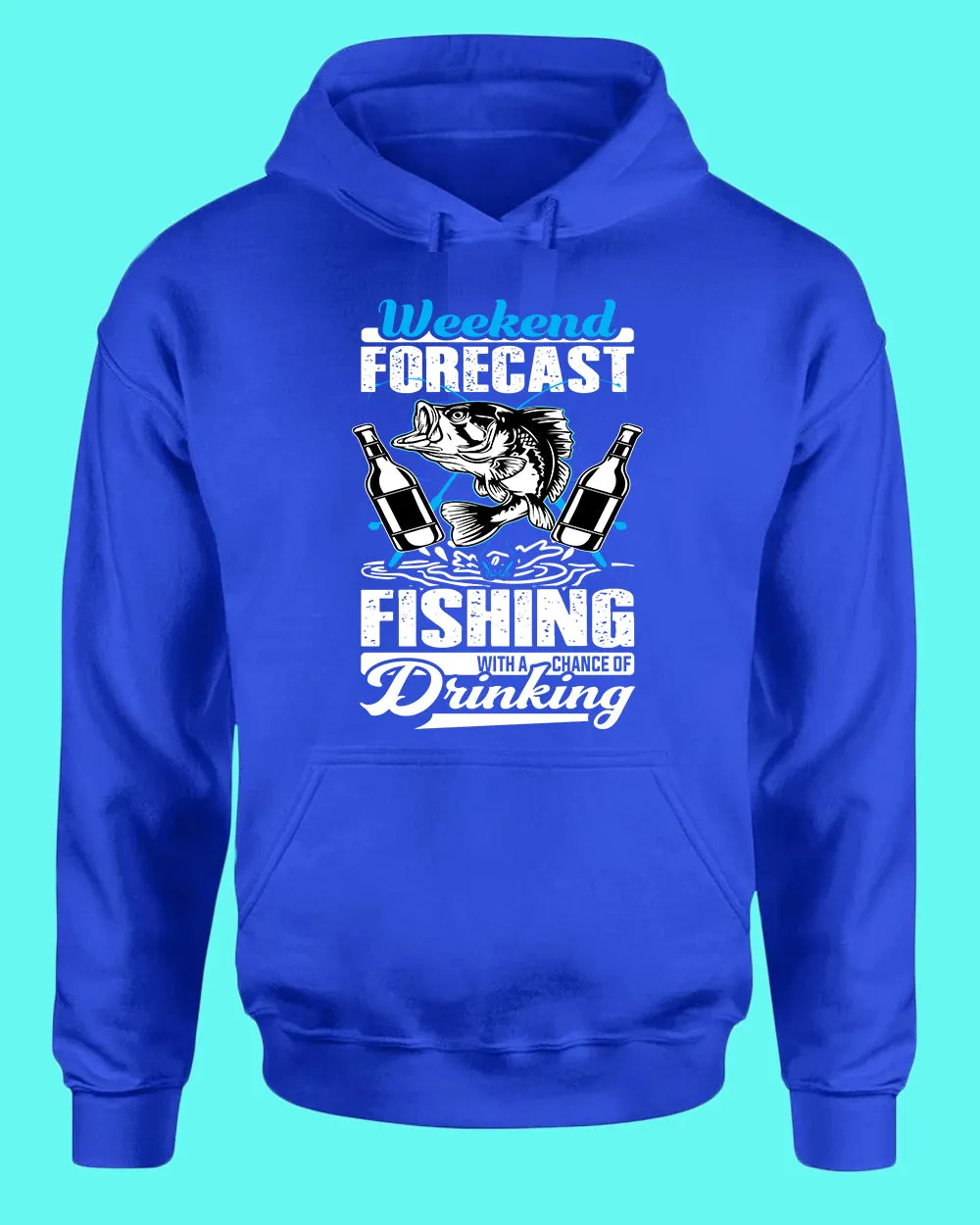 Weekend forecast fishing hoodie