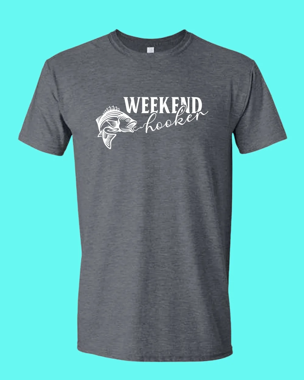 Weekend Hooker fishing t-shirt, fisher dad tees