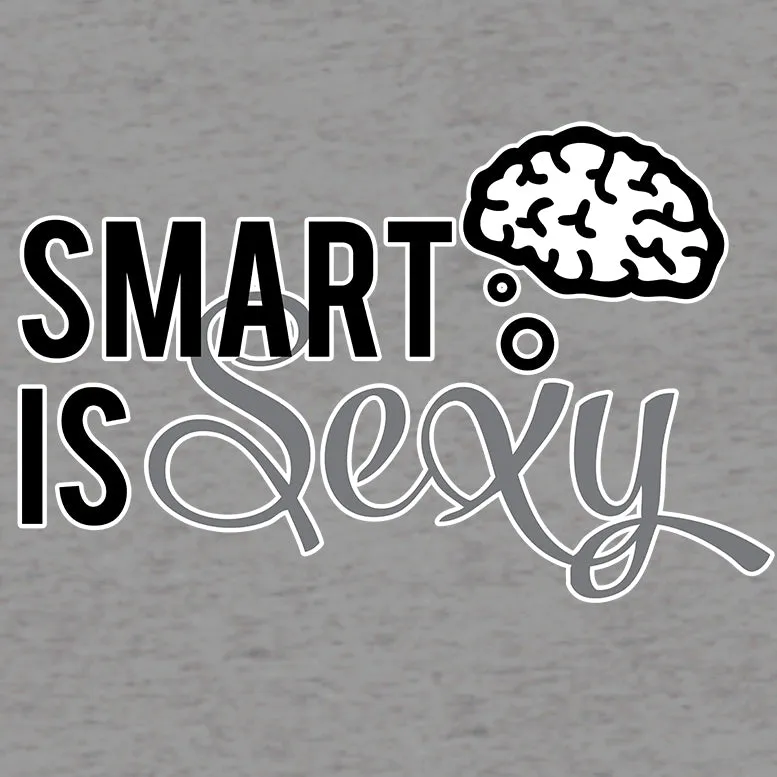 Weird Science Smart Is Sexy Official Women's T-shirt (Heather Grey)