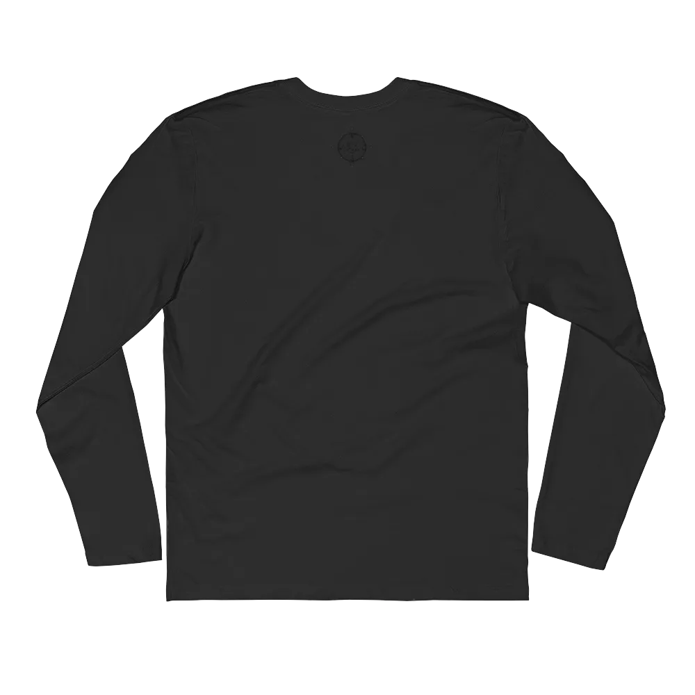 White Compass Logo Long Sleeve T-Shirt